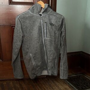 North Face Gray Full-Zip Jacket